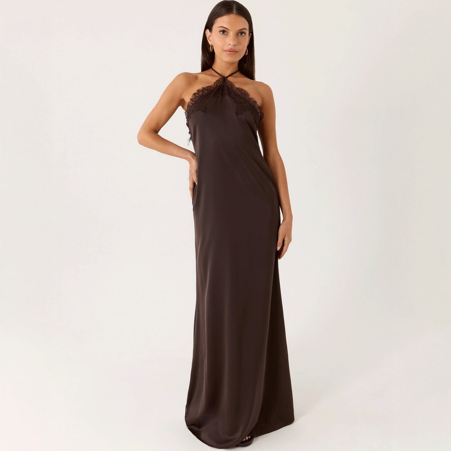 Dusk & Lace Slip Gown