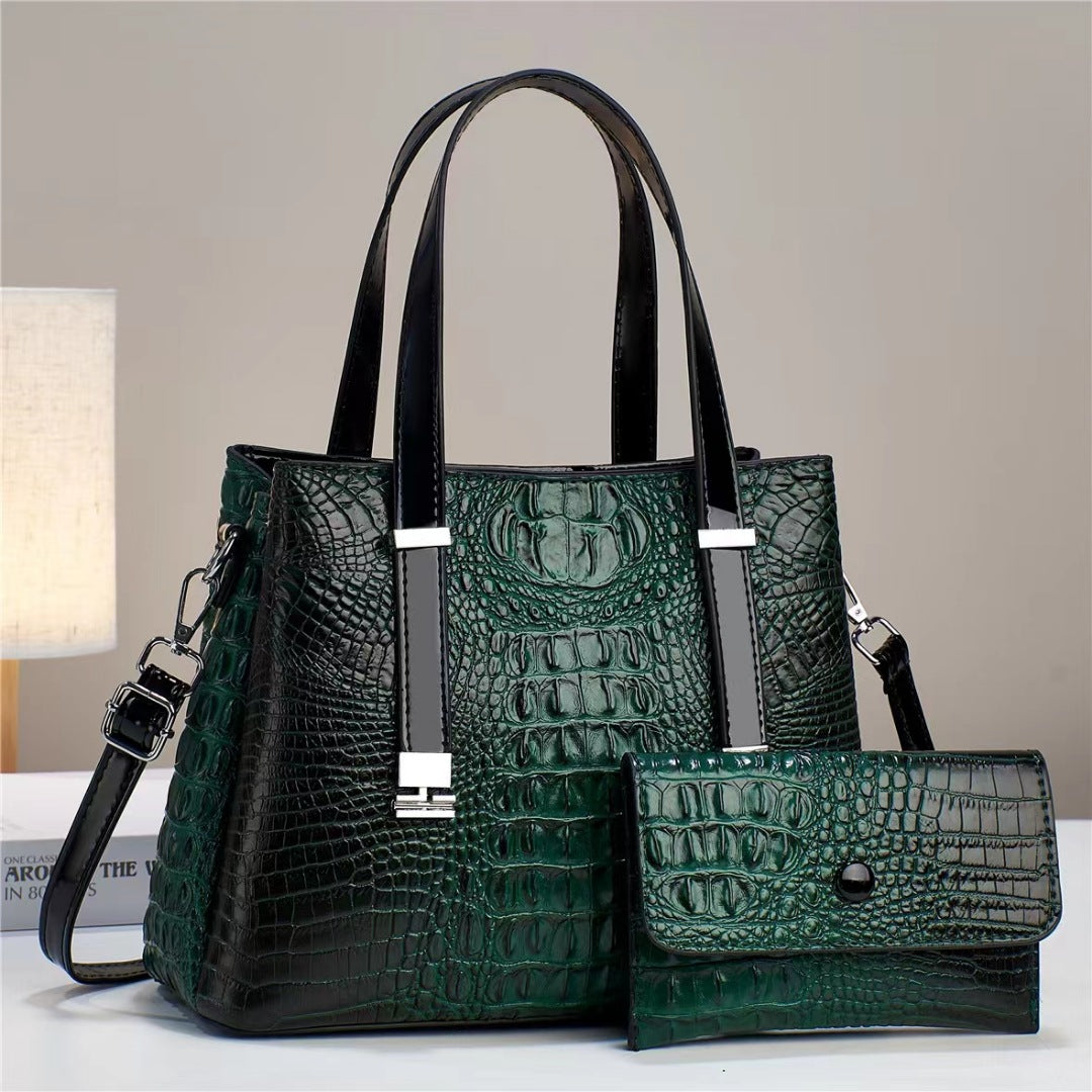 Shadow Croc Tote Set