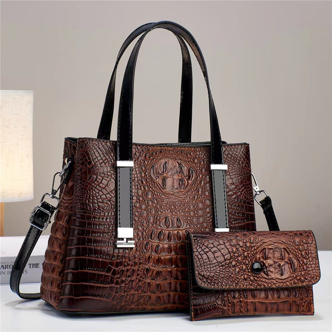 Shadow Croc Tote Set