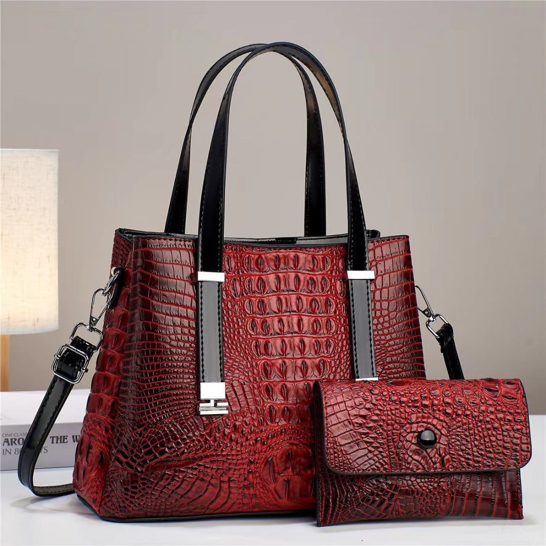 Shadow Croc Tote Set