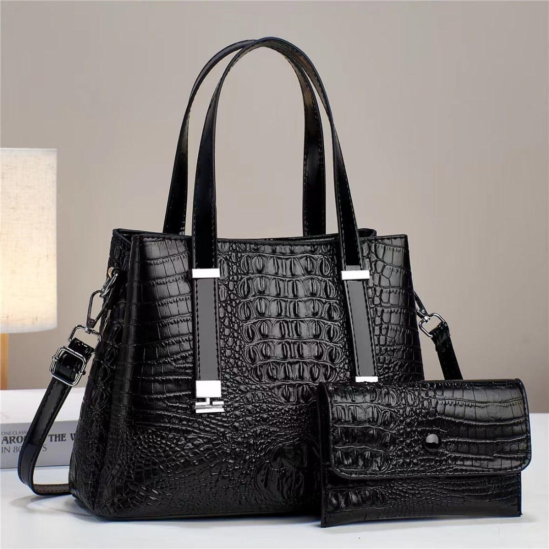 Shadow Croc Tote Set