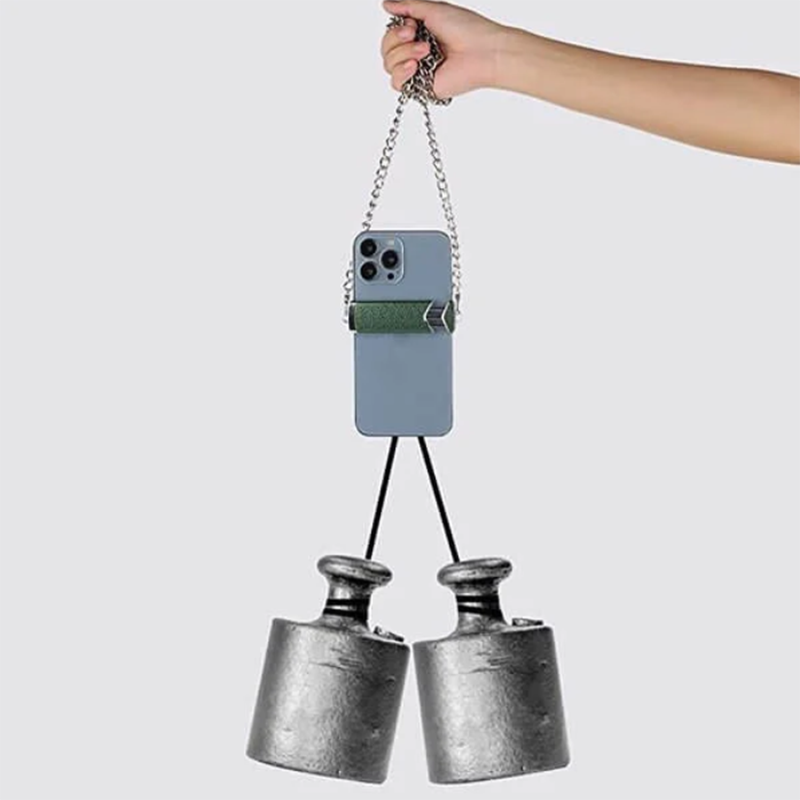 Crossbody Phone Chain Holder | Hands-Free Wearable Phone Strap