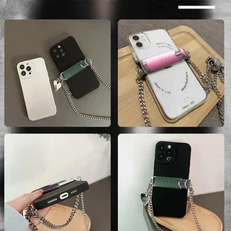 Crossbody Phone Chain Holder | Hands-Free Wearable Phone Strap
