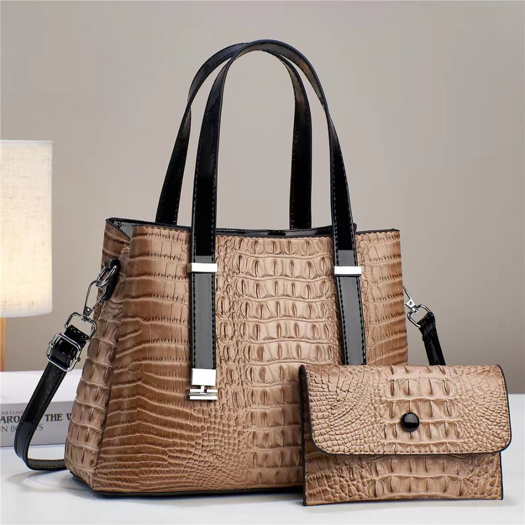 Shadow Croc Tote Set