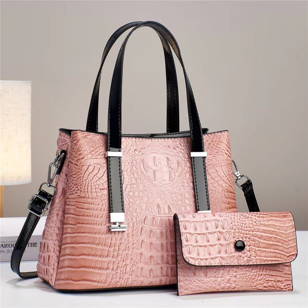 Shadow Croc Tote Set