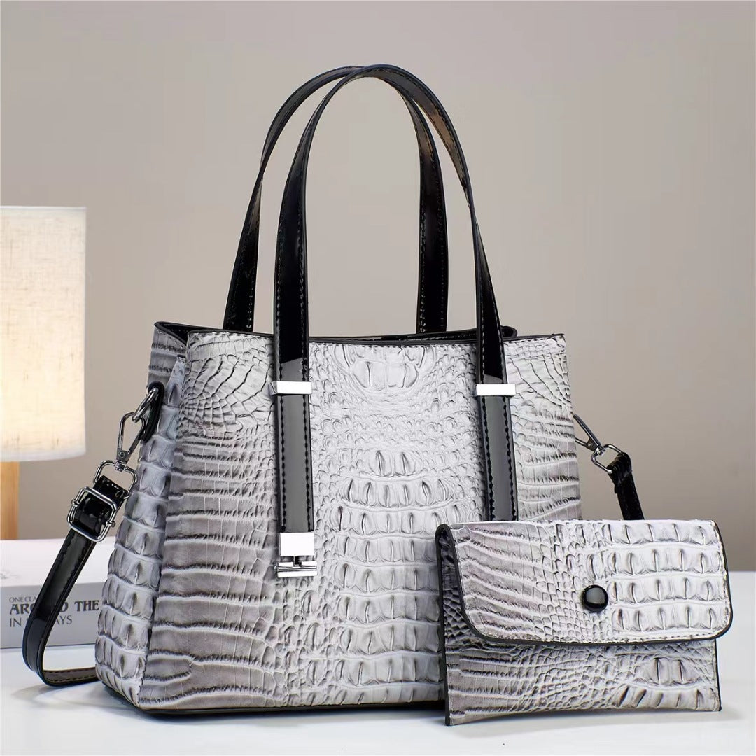Shadow Croc Tote Set