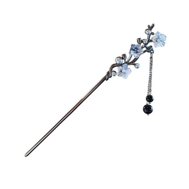 Elegant Vintage Tassel Flower Hairpin