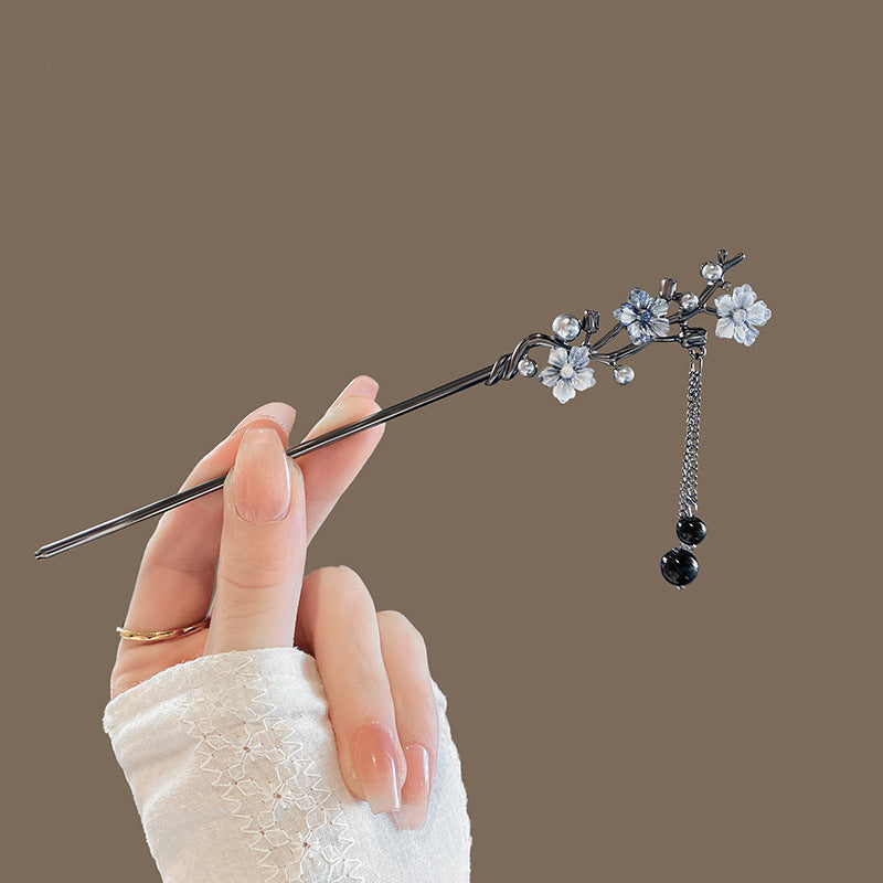 Elegant Vintage Tassel Flower Hairpin